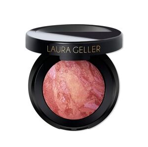 🌌LAURA GELLER BLUSH & BRIGHTEN MARBELIZED " TROPIC HUES" MINI SIZE   NEVER USED